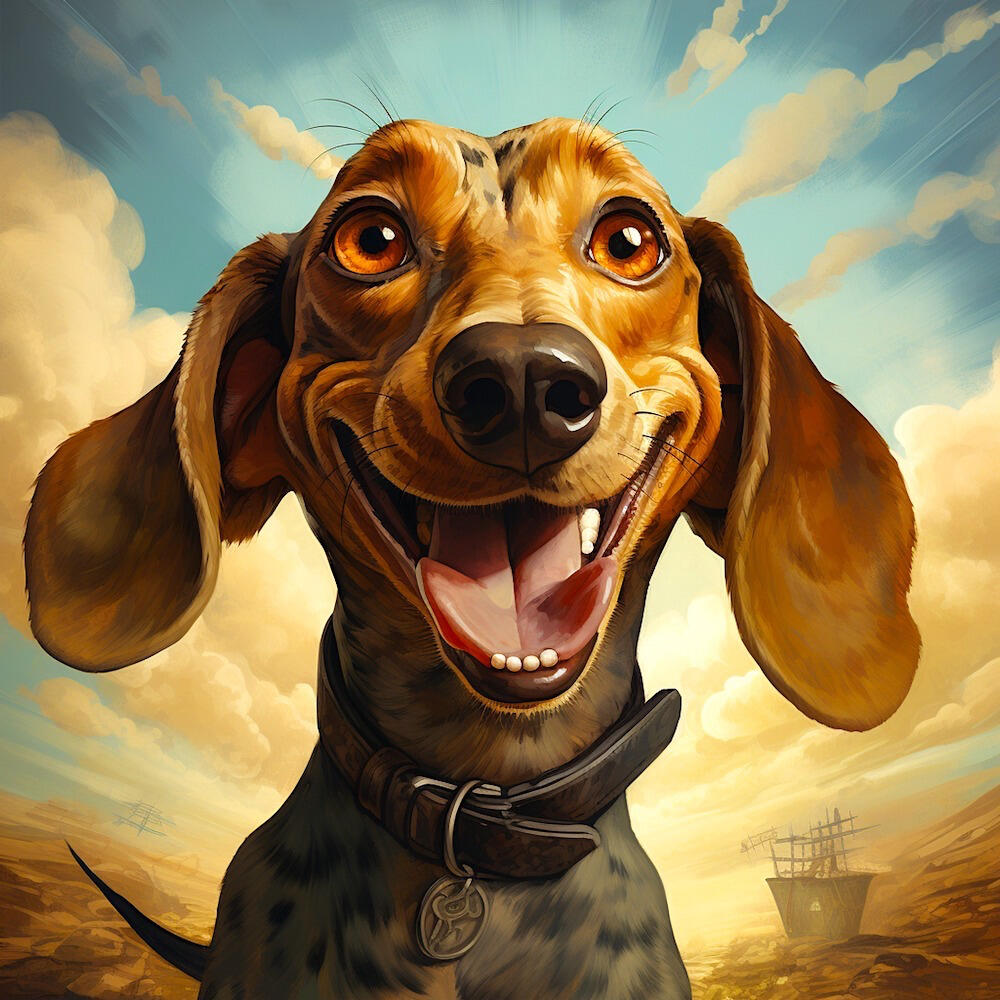Deliriously Happy Dog