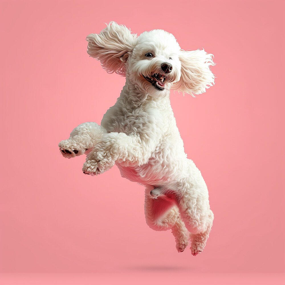 Jumping For Joy Dog