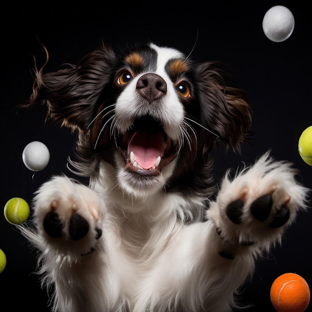 Tennis Balls Are Awesome Dog